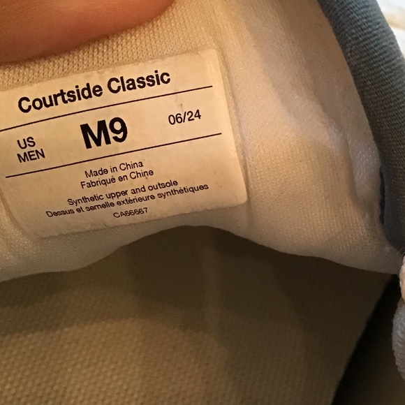 Vessi CourtSide Classic Size 9 Off-White-Blue main image 10